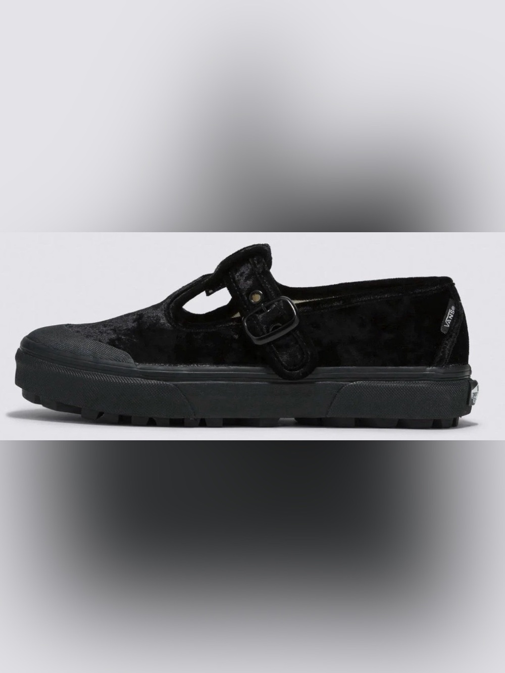 Vans Style 93 Women’s Black Crushed Velvet Mary Jane Shoes!!(6.0)